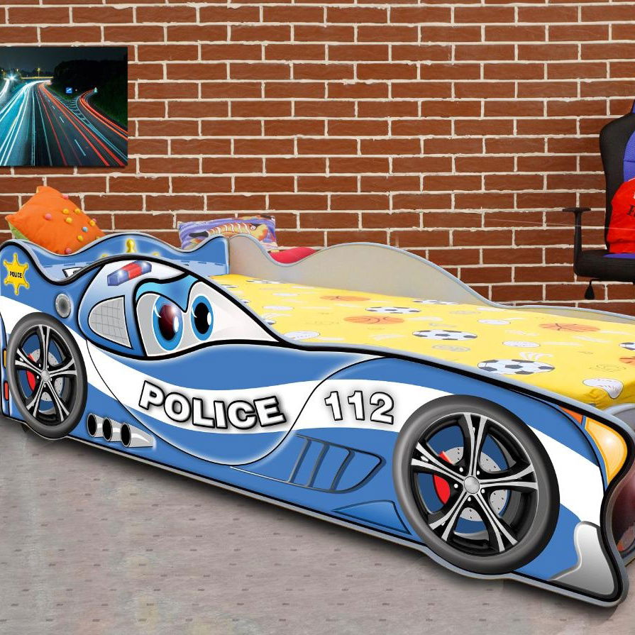 image_813986_zigzak_police_2_cropped Κρεβάτι παιδικό Zigzak-Mple-160 x 80 - Image 1