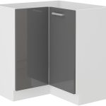 Επιδαπέδιο γωνιακό ντουλάπι Shadow