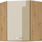 Κρεμαστό ντουλάπι γωνιακό Artista -Capuccino