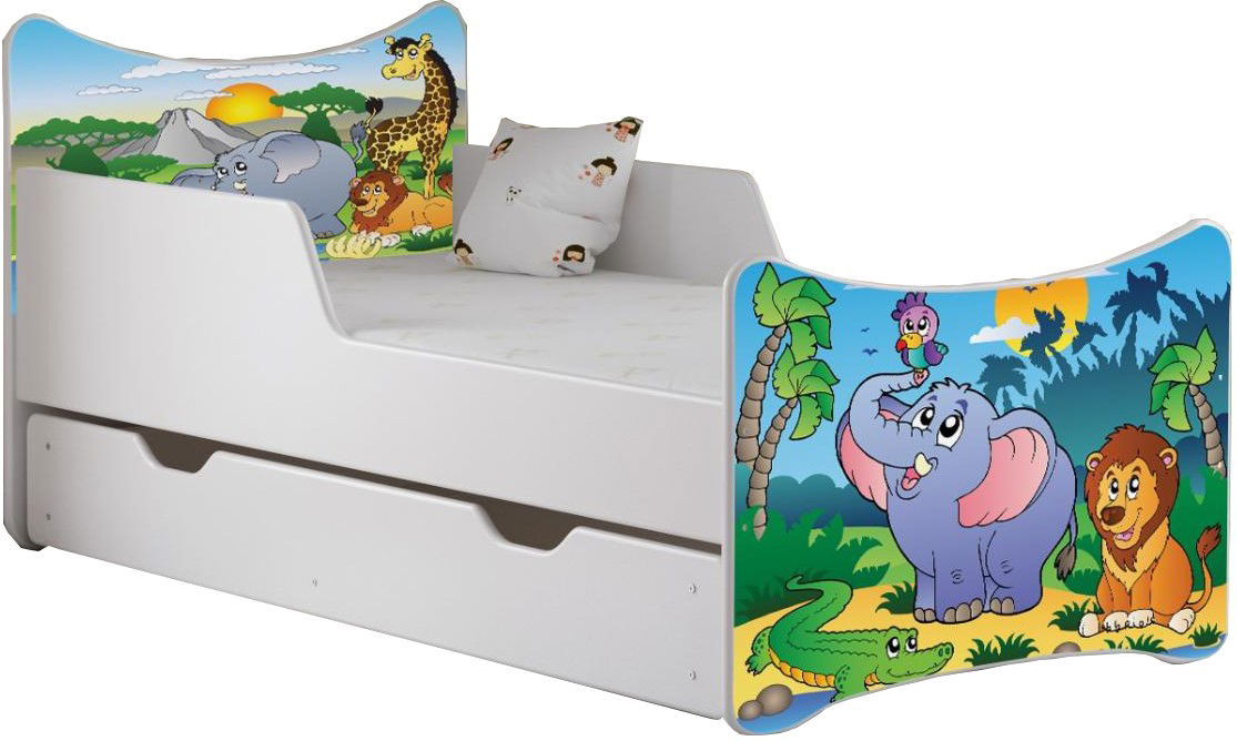 image_814132_20_no_bg_2 Κρεβάτι παιδικό SMB-144 x 74 x 70 εκ.-Jungle - Image 1