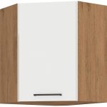 Επίτοιχο γωνιακό ντουλάπι Virgo 60x60-Leuko