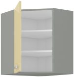 Επίτοιχο γωνιακό ντουλάπι Ingrid 60x60-Krem - Image 2