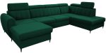Γωνιακός καναπές Forio XL-Prasino-Αριστερή