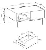 Τραπεζάκι σαλονιού Palestino-Leuko - Image 2