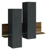 Βιτρίνα Bron-Φυσικό σκούρο-Ανθρακί - Image 4