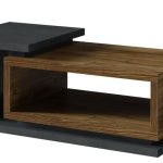 Τραπεζάκι σαλονιού Bron plus-Φυσικό σκούρο-Ανθρακί