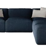 Γωνιακός καναπές Canada L-Mple Skouro-Δεξιά