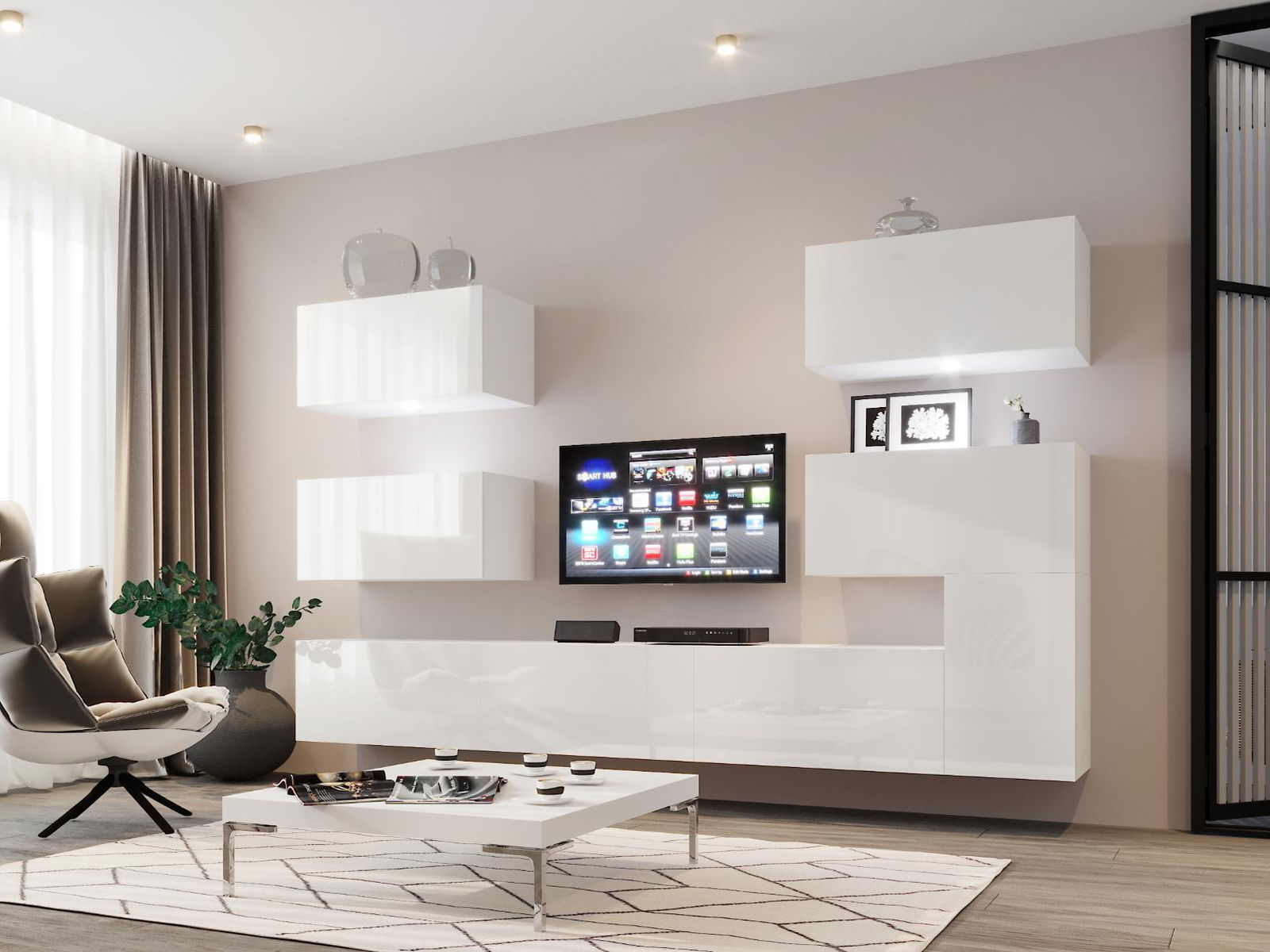 image_817404_boxing_60_bia_y_1 Σύνθεση σαλονιού Xabi-Leuko-Leuko gualistero - Image 1