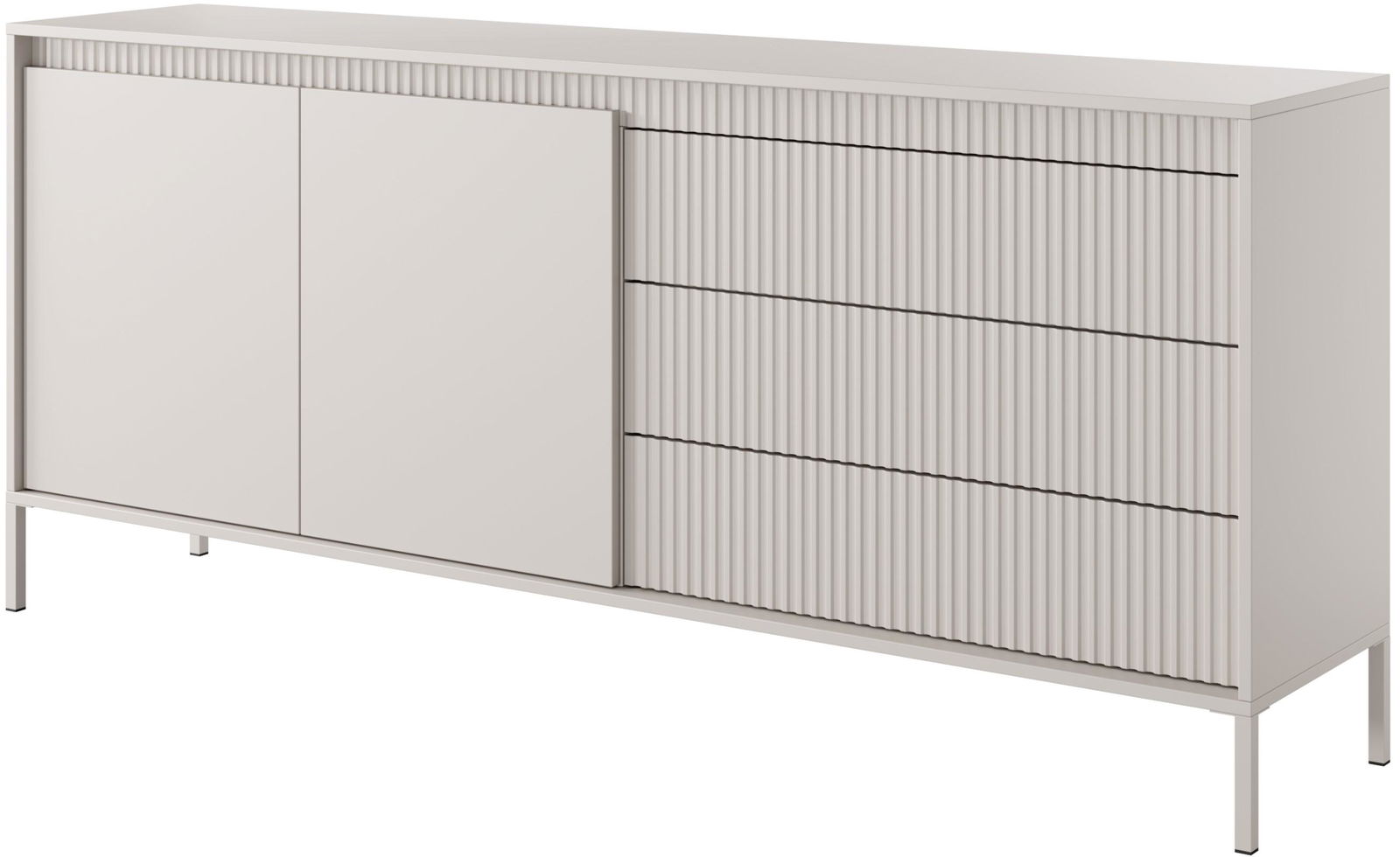 Μπουφές Silvio 2D3S-Mpez-Μήκος: 187 εκ. - Image 1