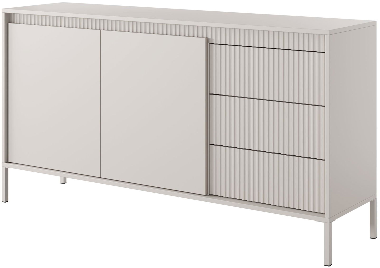 Μπουφές Silvio 2D3S-Mpez-Μήκος: 153 εκ. - Image 1