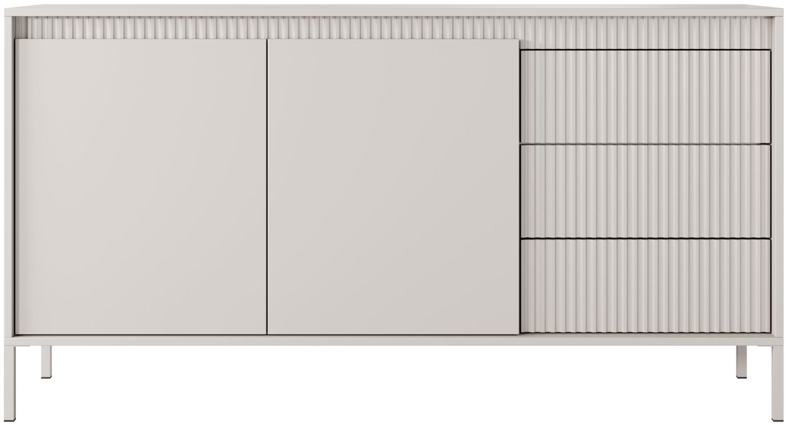 Μπουφές Silvio 2D3S-Mpez-Μήκος: 153 εκ. - Image 4