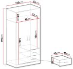 Ντουλάπα Smash δίφυλλη-Fusiko-Leuko - Image 3