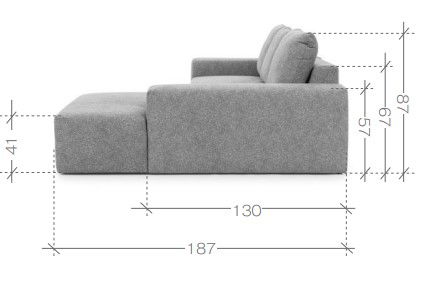 Γωνιακός Καναπές Azzaro S-Δεξιά - Image 5