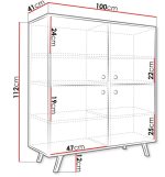 Μπουφές Siena-Leuko - Image 3