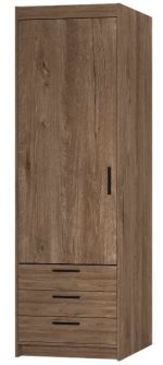 Ντουλάπα Ester 1D3S-Lefkas Oak