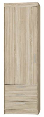 Ντουλάπα Ester 1D3S-Sonoma Oak