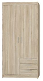 Ντουλάπα Ester 2D3S-Sonoma Oak