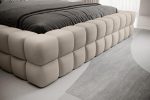 Επενδυμένο κρεβάτι Dagmar-Mpez-140 x 200 - Image 5