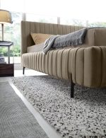 Επενδυμένο κρεβάτι Prallo-Ekrou-140 x 200 - Image 4