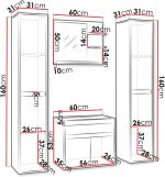 Σετ μπάνιου Cyprus XL-Mauro - Fusiko - Image 2
