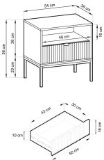 Βοηθητικό τραπεζάκι Palermo-Leuko - Image 3