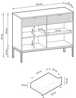 Μπουφές Palermo II-Leuko - Image 4