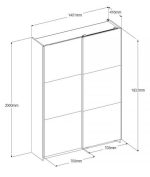 Ντουλάπα Railly συρόμενη - Image 3