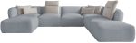 Γωνιακός καναπές Canada XL-Galazio-Δεξιά