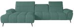 Γωνιακός καναπές Tony Mini-Prasino-Αριστερή
