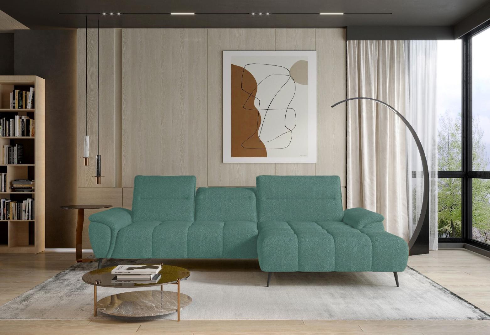 Γωνιακός καναπές Tony Mini-Prasino-Δεξιά - Image 2