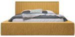 Επενδυμένο κρεβάτι Plexi-Moustardi-160 x 200