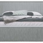 Επενδυμένο κρεβάτι Plexi-Gkri Anoixto-160 x 200