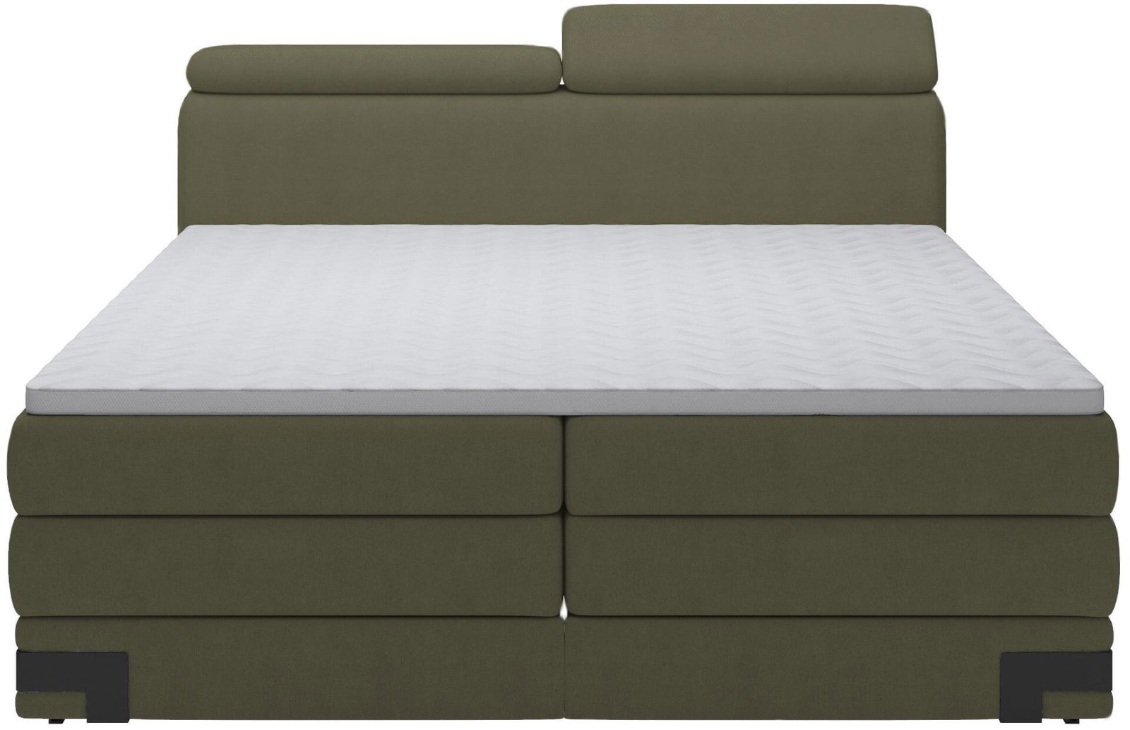 Επενδυμένο κρεβάτι Kayak με στρώμα και ανώστρωμα-Ladi-180 x 200 - Image 4