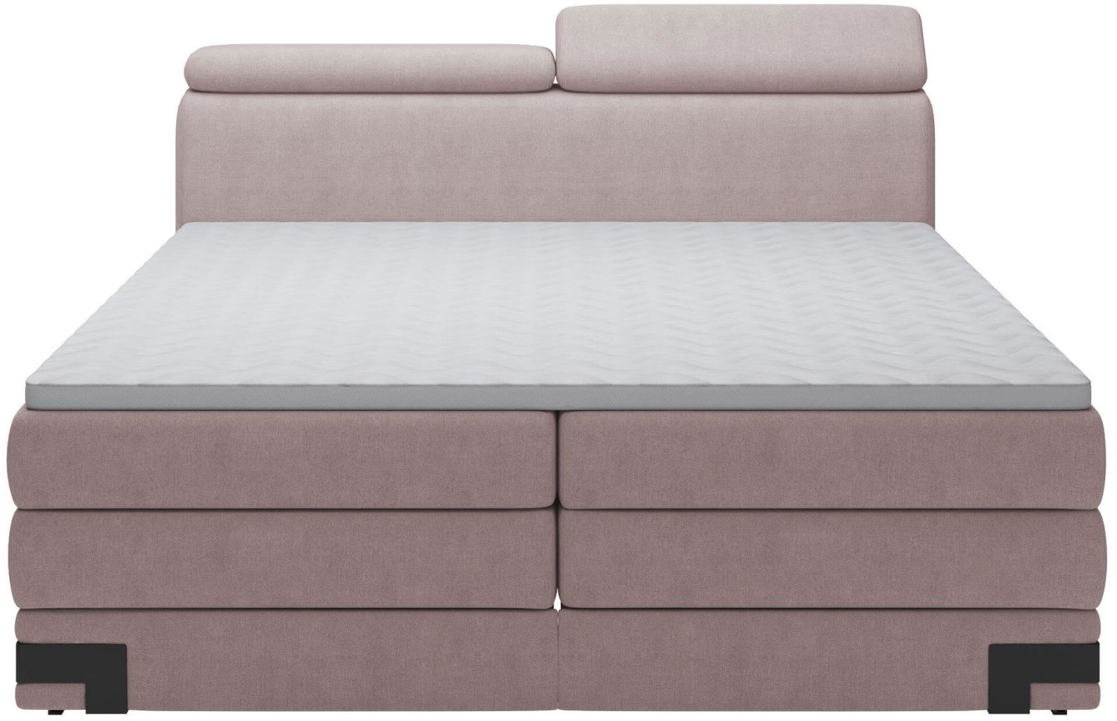 Επενδυμένο κρεβάτι Kayak με στρώμα και ανώστρωμα-Roz-180 x 200 - Image 4