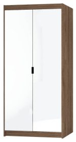 Ντουλάπα Ester 2D δίφυλλη-Lefkas Oak