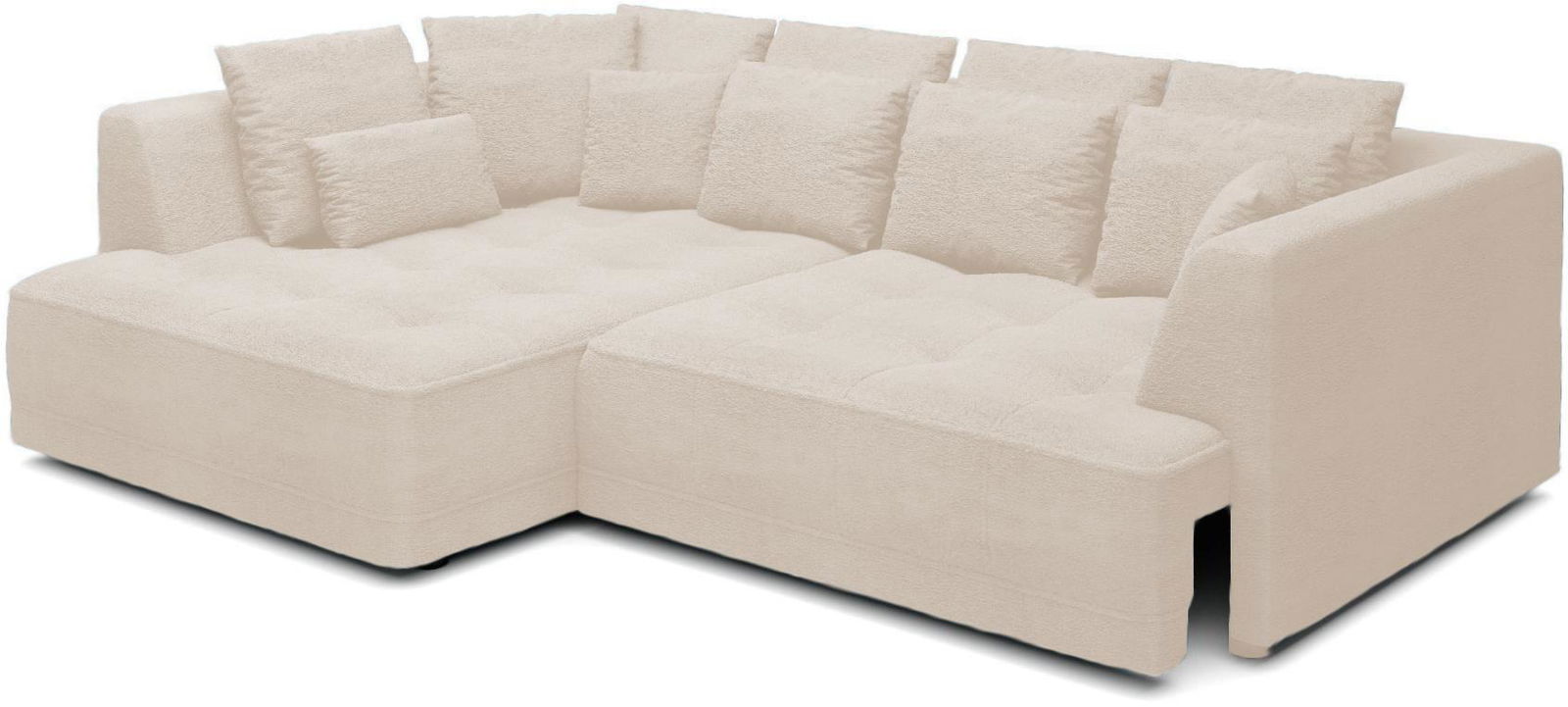 Γωνιακός καναπές Vianca-Krem-Αριστερή - Image 4