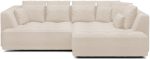 Γωνιακός καναπές Vianca-Krem-Δεξιά