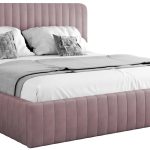Επενδυμένο κρεβάτι Caniko-Roz-180 x 200 εκ.