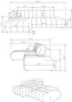 Γωνιακός καναπές Laboni-Αριστερή - Image 3