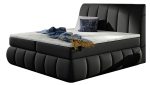 Κρεβάτι Enzo-Μαύρο δέρμα-160 x 200 - Image 2
