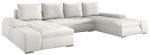 Γωνιακός καναπές Norma-Λευκό