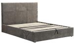 Επενδυμένο κρεβάτι Raziel-Kafe-160x200-Lift-Storage - Image 5