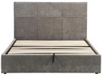 Επενδυμένο κρεβάτι Raziel-Kafe-160x200-Lift-Storage - Image 6