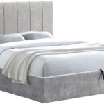 Επενδυμένο κρεβάτι Denzel-Gkri-160x200-Lift-Storage