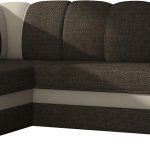 Γωνιακός καναπές Bean-Αριστερή-Καφέ - Μπεζ