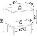 Κομοδίνο Bliss-Drus - Image 3