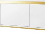 Έπιπλο τηλεόρασης Carmesi 3D-Leuko-Xriso