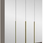 Ντουλάπα Santi III Τετράφυλλη-Gkri-Xryso