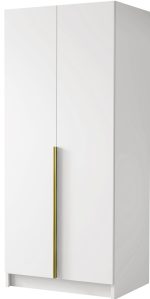 Ντουλάπα Bono Δύφυλλη-Leuko-Xriso