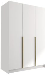 Ντουλάπα Calia I Τρίφυλλη-Leuko-Xriso